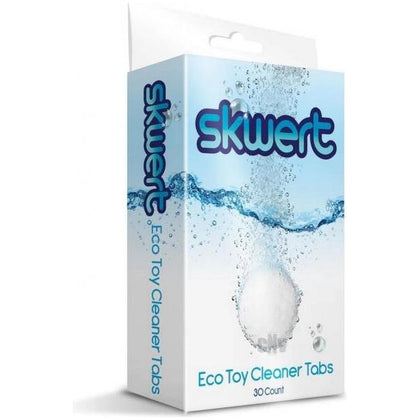 Skwert Eco Toy Cleaner Tabs - Waterless Solution for All Sex Toys - Model XYZ - Unisex - Cleans and Refreshes - Clear Formula