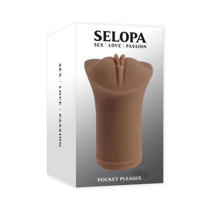 Senropa Dark Pleasure Pocket Stroker | Model: Pocket Pleaser | Unisex | Vaginal | Black