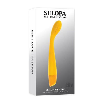 Selopa Lemon Squeeze LS-10 Slim G-Spot Vibrator for Women - Intense G-Spot Stimulation - Bright Yellow