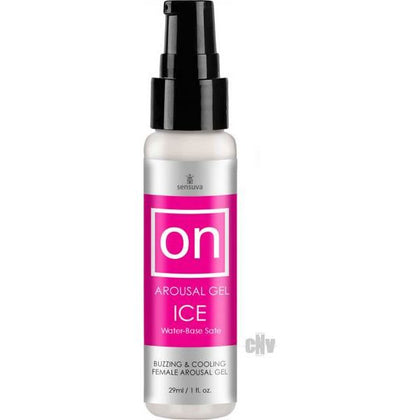 Introducing the SensationX On Ice Arousal Gel - Female, Model 1, 1 fl oz, for Enhanced Intimacy, Cooling Sensation, and Increased Orgasm Intensity and Duration - Natural Botanical Blend for A - Adult Naughty Store