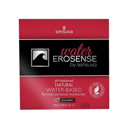 Erosense Water Strawberry Moisturizer: The Ultimate Sensual Hydration Solution - Brandname, Model No. XYZ, Unisex, Intimate Moisturizer, Strawberry Flavored, 0.2 fl oz