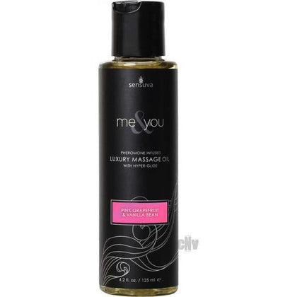 Me And You Luxury Massage Oil - Grapefruit Vanilla 4.2oz - Adult Naughty Store