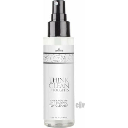 Think Clean Thoughts Toy Cleaner 4.2oz - The Ultimate Antibacterial Cleaning Spray for All Your Pleasure Products