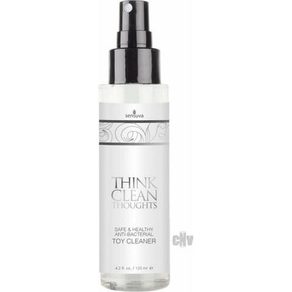 Think Clean Thoughts Toy Cleaner 4.2oz - The Ultimate Antibacterial Cleaning Spray for All Your Pleasure Products - Adult Naughty Store