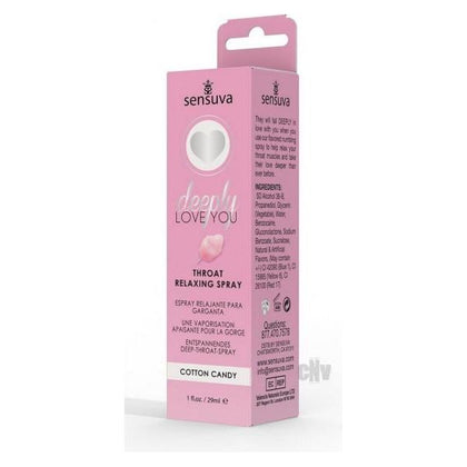 Velvet Secret Throat Spray Cotton Candy LovePulse 3000 - Unisex Throat Relaxing Spray - Deep Pink - Adult Naughty Store