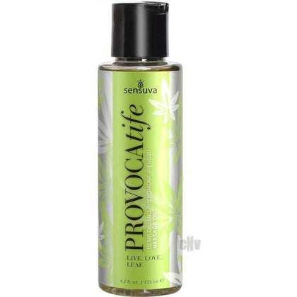 Provocatife Hemp Oil & Pheromones Infused Massage Oil 4.2oz - Luxurious Gender-Friendly Arousal Elixir for Sensual Massage and Skin Care - Adult Naughty Store