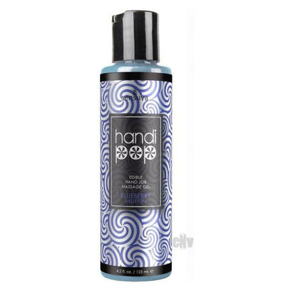 Introducing the HandiPop Blueberry Muf Massage Gel - The Ultimate Pleasure Potion for Intimate Massages!