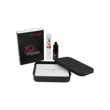 Introducing the Sensual Pleasure Kit: XO Kisses & Orgasms - Buzzing Lip Balm, Arousal Oil, and Kissing Guide! - Adult Naughty Store