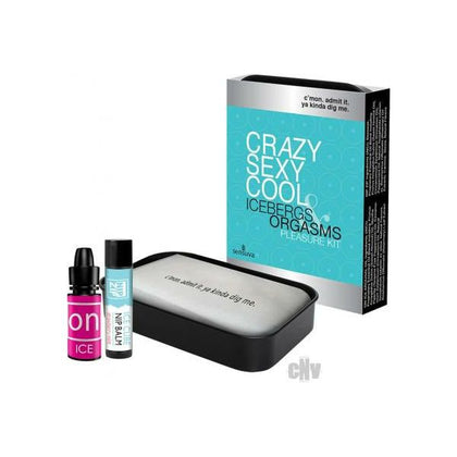 Introducing the Sensual Pleasure Delight Kit: Crazy Sexy Cool Icebergs & Orgasms Arousal Kit - Adult Naughty Store