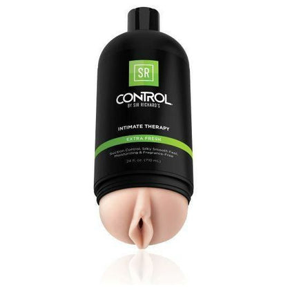 Sir Richard's Control Intimate Therapy Extra Fresh Pussy - Ultra Realistic Fanta Flesh Stroker for Men - Model XR-5000 - Intense Suction and Pleasure - Pink - Adult Naughty Store