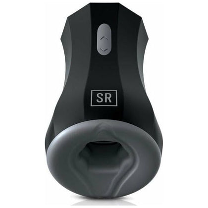 Sir Richards Control Silicone Twin Turbo Stroker - Powerful Male Vibrating Masturbator for Intense Pleasure - Model TRX-2000 - Enhance Stamina and Intensify Climaxes - Waterproof - USB Rechargeable - Internal Heating - Black