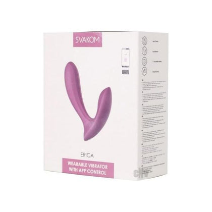 SVAKOM Erica Pink Dual Motor App-Controlled G-Spot and Clitoral Vibrator