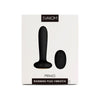 Svakom Primo Black Warming Long-Bullet with Remote Control - Powerful Dual Pleasure Vibrator for G-spot and Prostate Stimulation - Model: Primo - Gender: Unisex - Intense Heating Function - S - Adult Naughty Store