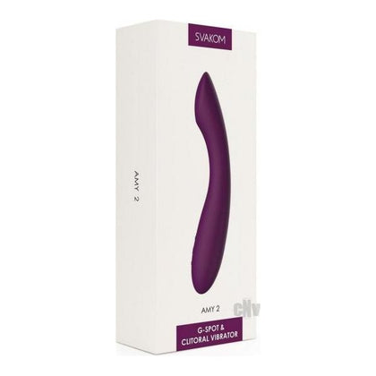 Svakom Amy 2 Purple - Powerful Vibrating G-Spot Massager for Women