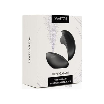 SVAKOM Pulse Galaxie Midnight Black Clitoral Suction Vibrator - Model Number: Pulse Galaxie - For Women - Ultimate Clitoral Stimulation - Elegant in Black