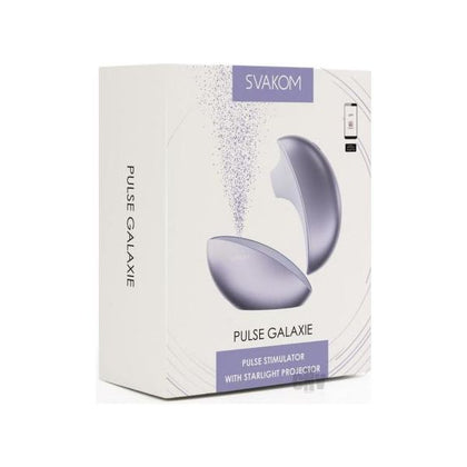 Introducing SVAKOM Pulse Galaxie Metallic Lilac Clitoral Suction Stimulator - A Sensational Tech-Enhanced Pleasure Experience