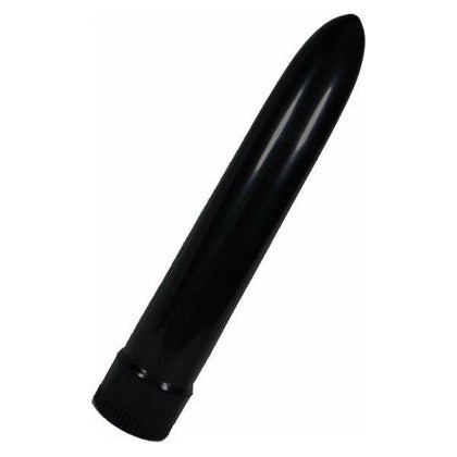 Introducing the Sensual Pleasures Lady's Mood 7 Inches Plastic Vibrator - Model SM-7B, Black