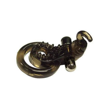 Xtreme Xtasy Black Elephant Vibrating Cock Ring Waterproof - Pleasure for Him and Her