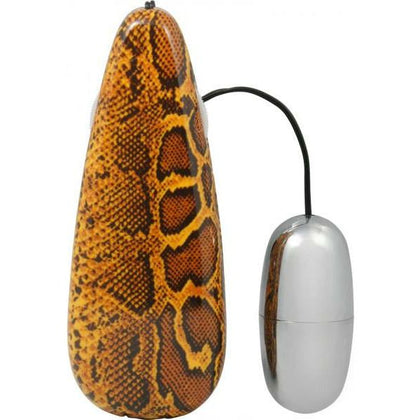 Primal Instincts Vibrating Egg - Snake Print - Adult Naughty Store