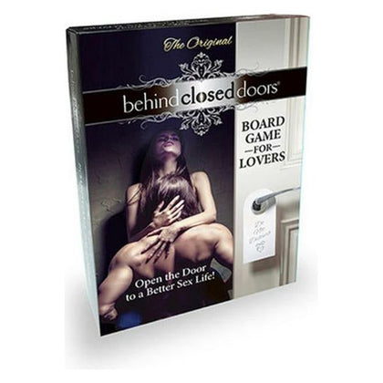 Introducing the Sensual Pleasures Collection: Behind Closed Doors Board Game for Lovers - The Ultimate Intimacy Experience for Couples! - Adult Naughty Store