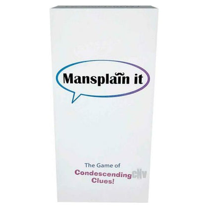 Introducing the Mansplain It Card Game: The Ultimate Party Game for Hilarious Guessing Fun!