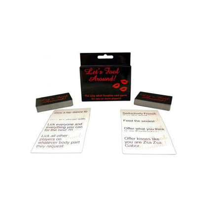 Introducing the Sensual Pleasure Co. Let's Fool Around Card Game - The Ultimate Intimate Connection Experience for Couples and Friends - Adult Naughty Store