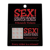 Introducing the Passionate Pleasure: Sensual Scratch Tickets - Pack of 8 - Adult Naughty Store