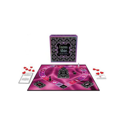 Introducing the Sensual Pleasures Fantasy Affairs Board Game - The Ultimate Exploration of Erotic Desires and Creative Kissing for Couples - Adult Naughty Store