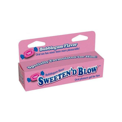 Sweeten D Blow Bubble Gum Flavored Oral Pleasure Gel - Enhance Intimacy with Sensual Pleasure - Model: 1.5 oz - For Couples - Delightful Taste for Sweetened Oral Pleasure - Bubble Gum Pink