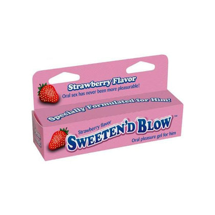 Sweeten`d Blow Strawberry Oral Pleasure Gel - Enhance Your Oral Experience with Sensual Strawberry Flavor - For All Genders and Intimate Pleasure