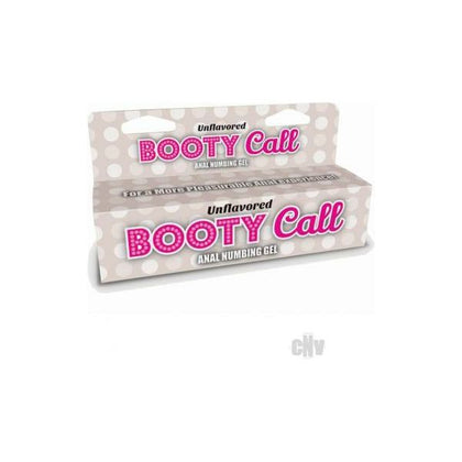 BootyCall Unflavored Anal Numbing Gel - The Ultimate Pleasure Enhancer for Both Partners, Model BC-AN001, Gender-Neutral, Designed for Intense Anal Stimulation, Clear