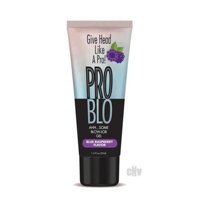 Pro Blo Oral Pleasure Gel - Blu Rasp 1.5oz: Deliciously Pleasurable Lubricant for Enhanced Oral Intimacy