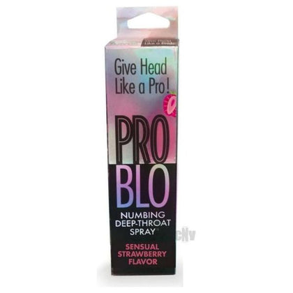 Pro Blo Numbing Spray Strawberry - Oral Pleasure Enhancer for Deep and Sensational Experience - Adult Naughty Store