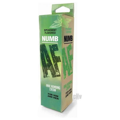 Introducing the Minty Pleasure Enhancer: Numb AF Anal Cream - Model #MNT-001, for Enhanced Pleasure and Comfort during Anal Play for All Genders, Mint Green - Adult Naughty Store