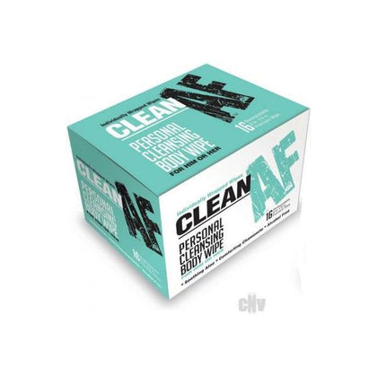 AF Clean Refreshing Personal Cleansing Body Wipes - 16 Biodegradable Wipes, Alcohol-Free with Aloe and Chamomile