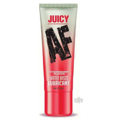 AF Lube Strawberry 4oz - The Ultimate Juicy AF Water-Based Lubricant for Enhanced Intimacy - Model AF-LUB-4ST - For All Genders - Perfect for Sensual Pleasure - Vibrant Strawberry Flavor
