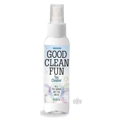 Good Clean Fun Spray Unscented 2oz - Anti-Bacterial Sex Toy Cleaner for All Types of Toys - Adult Naughty Store