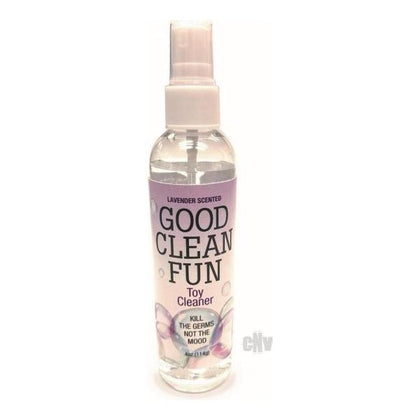 Good Clean Fun Lavender 4oz - Antibacterial Toy Cleaner Spray for Personal Pleasure Products - Adult Naughty Store