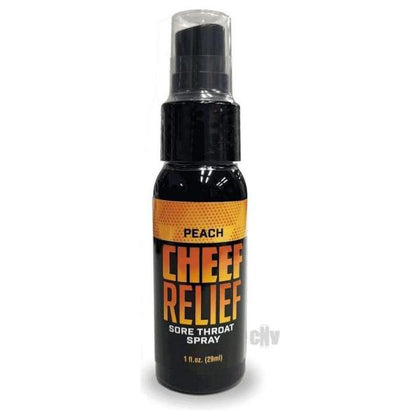 Cheef Relief Throat Spray - Soothing Peach Flavor for Instant Relief from Throat Irritation and Soreness