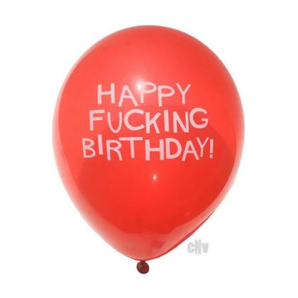 Party Delights X-Rated Birthday Balloons - Assorted Color Latex Balloons for a Naughty Celebration! - Adult Naughty Store