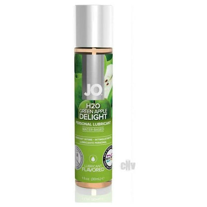System JO H2O Flavored Lubricant - Green Apple 1oz: The Perfect Sweet and Safe Addition to Intimate Pleasures