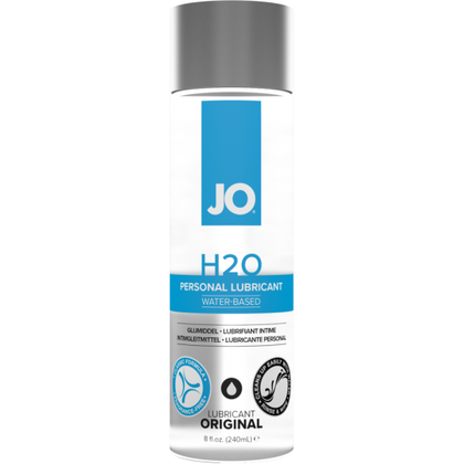 Jo H2O Water Based Lubricant 8 oz - Silky Smooth Glide for Enhanced Pleasure