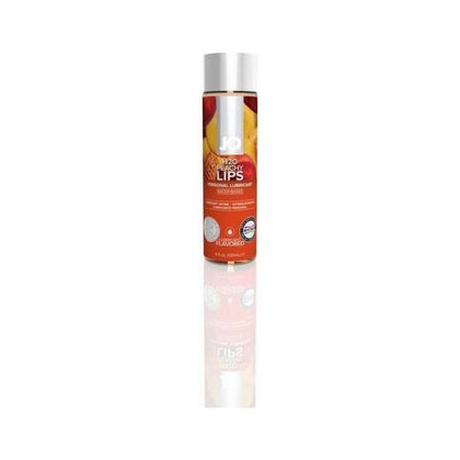 JO H2O Flavored Water Based Lubricant - Peachy Lips 4 Ounce: The Perfect Pleasure Enhancer for a Sensual Experience