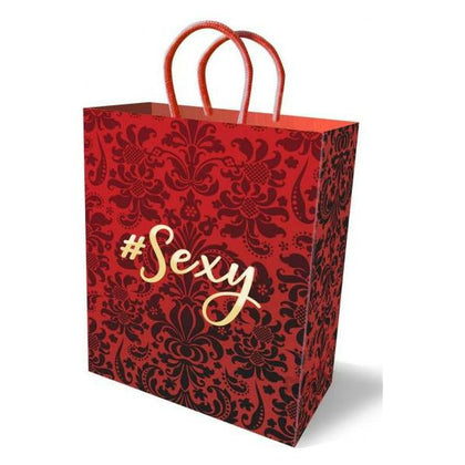 Introducing the Exquisite Pleasure Co. Luxe Collection: The Sensual Delight 10-inch Purple Flocked Fleur-de-lis #Sexy Gift Bag for Naughty Surprises