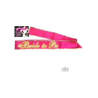 Little Genie Bride To Be Glow In The Dark Sash - Hot Pink - Adult Naughty Store