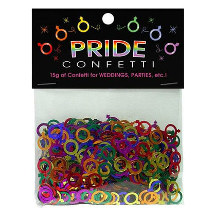 Pride Confetti Gay Rainbow Celebration Party Decor - 15g LGBTQ+ Gender Symbol Shaped Multicolored Confetti - Adult Naughty Store