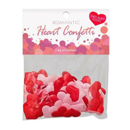 Introducing the Sensual Pleasure Delight - Romantic Heart Confetti Red/Pink