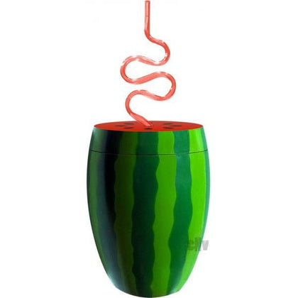 Watermelon Delight 24 oz Fun Cup with Crazy Straw - Colorful Drink Container for Refreshing Beverages - Adult Naughty Store