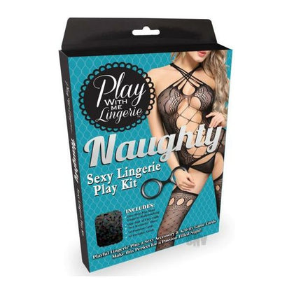 Introducing the Play With Me Naughty Lingerie Game: Sensuous Body Stocking, Flex Cuffs, and Erotic Scenario Cards for Couples