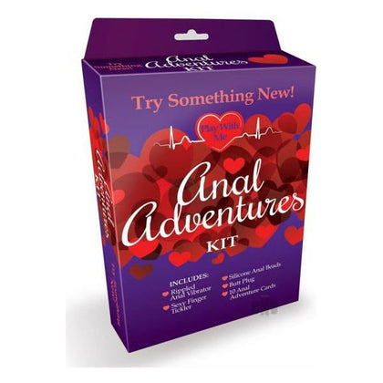 Introducing the Sensual Pleasures Anal Adventures Kit - Model AAK-2021: The Ultimate Exploration Set for Couples, Unisex Anal Pleasure, in Elegant Midnight Black - Adult Naughty Store